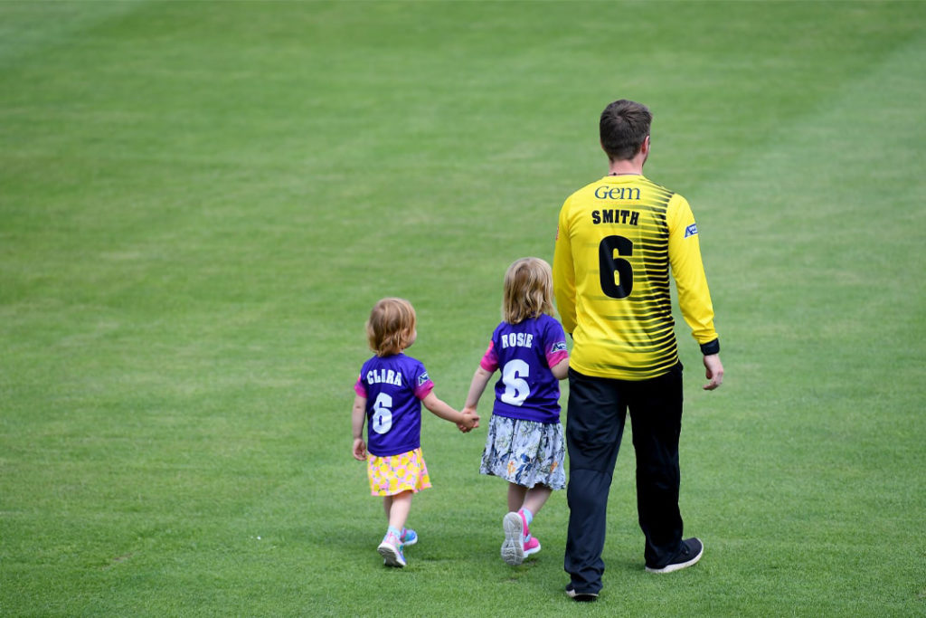 Tom Smith with Rosie & Clara